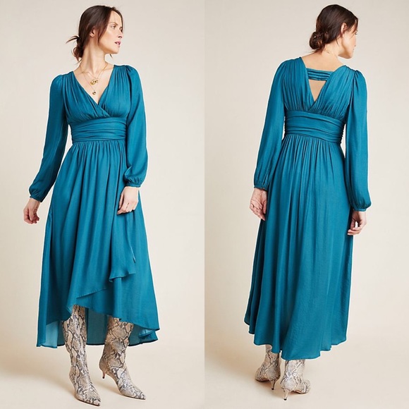 Anthropologie Dresses & Skirts - NWT Anthro Gwendolyn maxi dress; deep teal (2P)